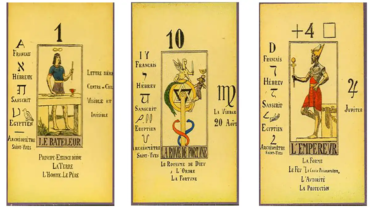 Cartas del Tarot de Papus
