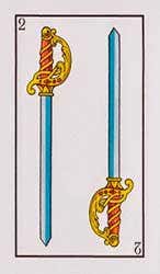 Carta del palo de espadas