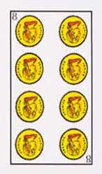 Ocho de oros invertida