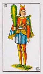 Carta del palo de bastos