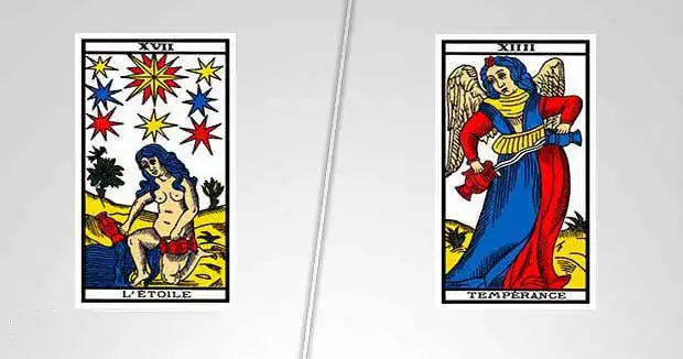 La estrella y La Templanza