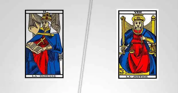 La Papisa con la Justicia