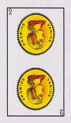Carta Invertida de la baraja española
