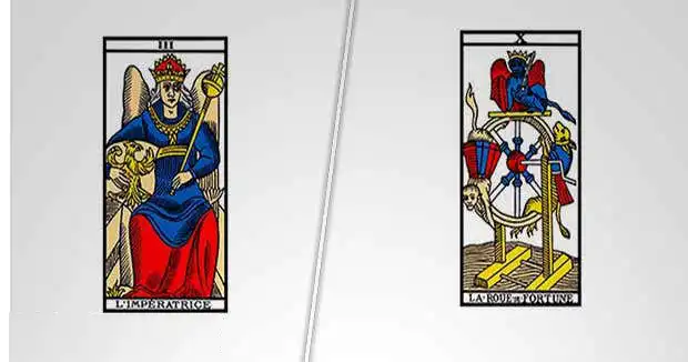 Emperatriz y Rueda de la Fortuna