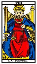 Arcano mayor la Justicia