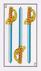 Carta del palo de espadas