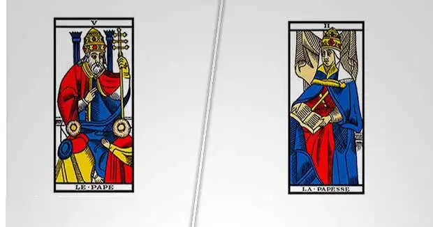 Papa y Sacerdotisa