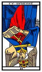 Carta invertida del tarot