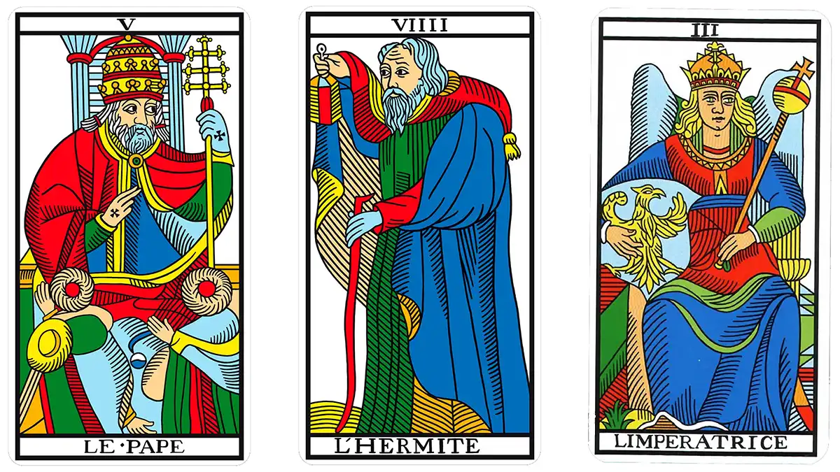 Cartas del Tarot de Marsella