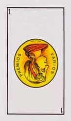 As de Oros invertido