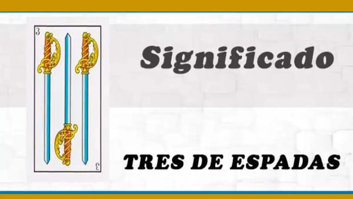 Tres de Espadas