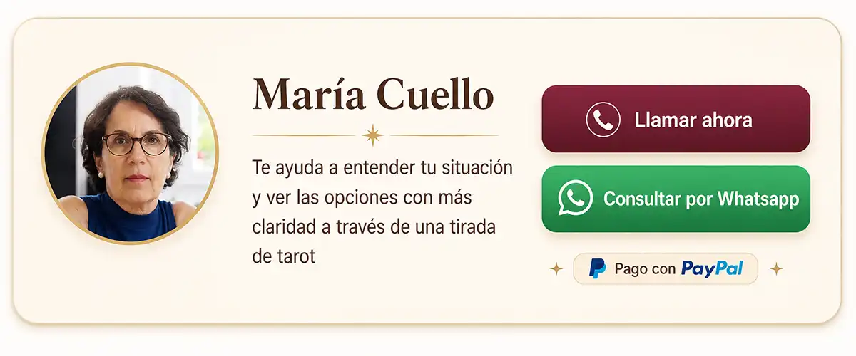 María Cuello, vidente y tarotista